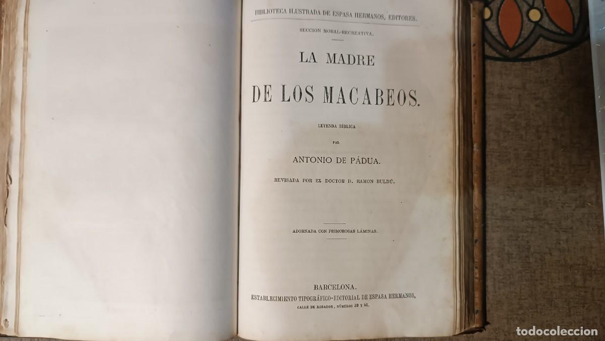 Libros antiguos: Judith y La madre de los Macabeos - Foto 7