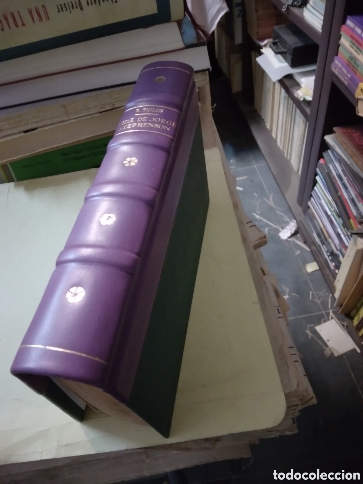 Libros antiguos: Samuel Smiles, Vida de Jorge Stephenson, - Foto 1