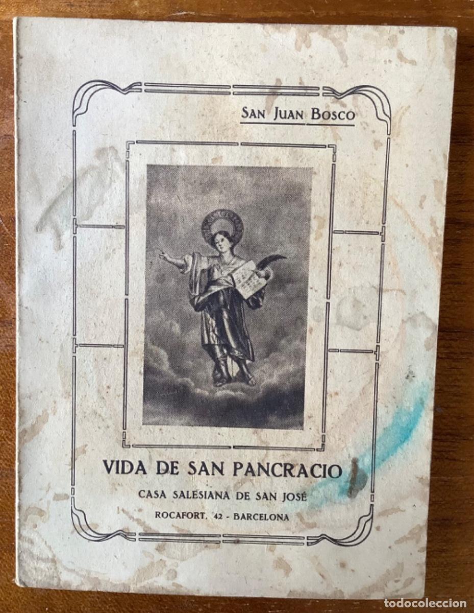 Libros antiguos: VIDA DE SAN PANCRACIO - Foto 1