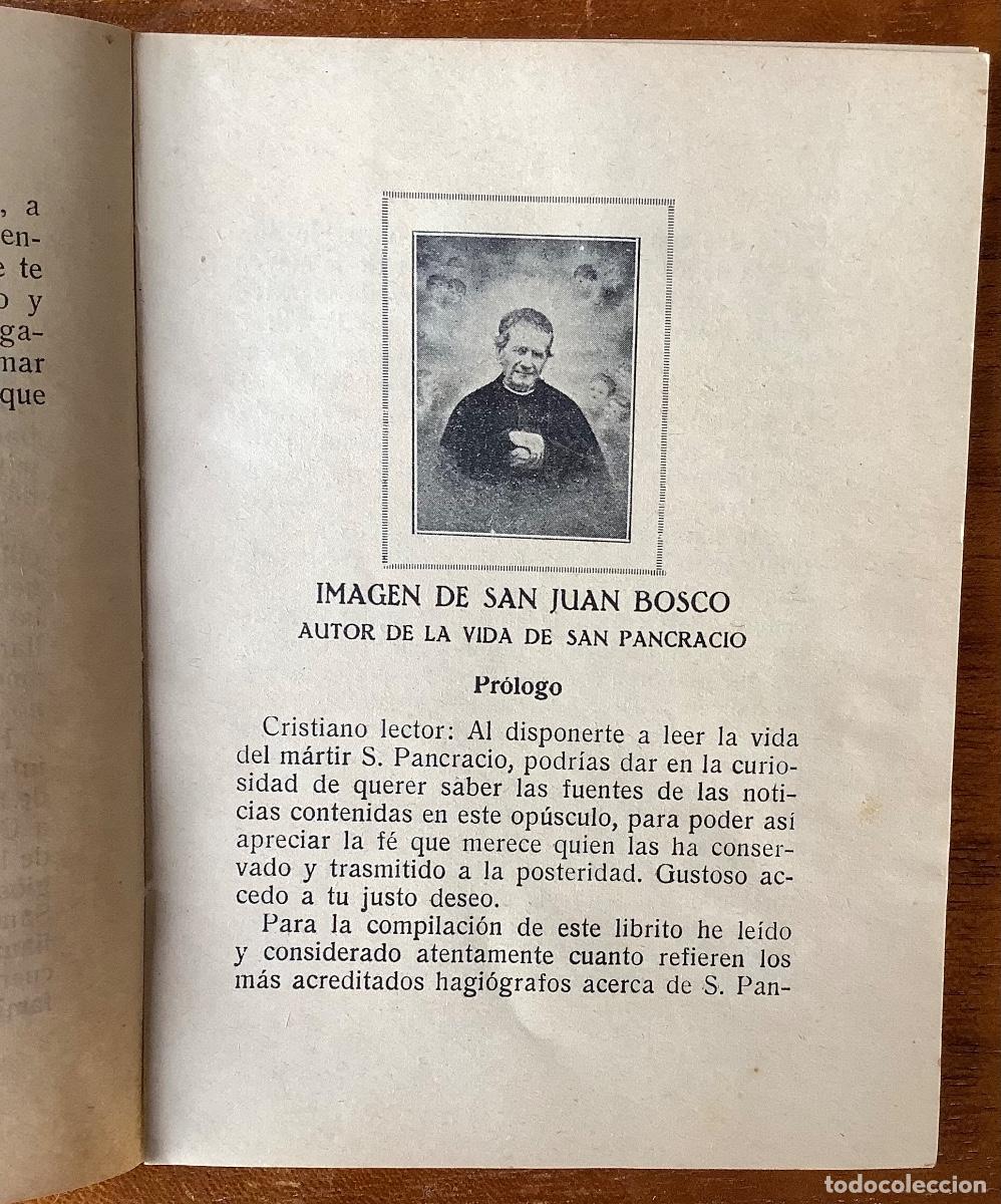 Libros antiguos: VIDA DE SAN PANCRACIO - Foto 5
