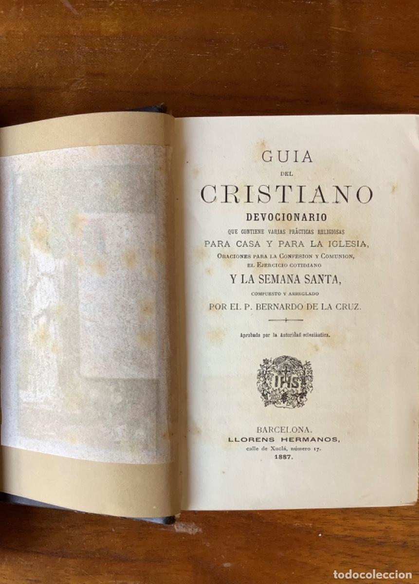 Libros antiguos: GUIA DEL CRISTIANO - Foto 4