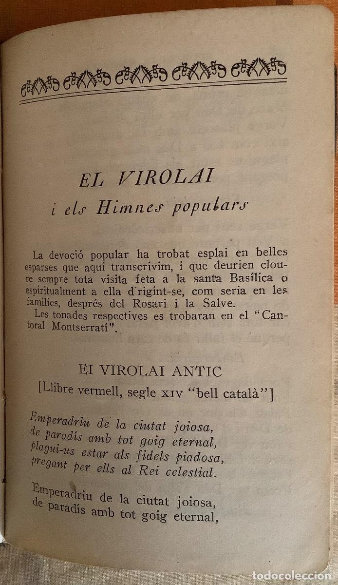 Libros antiguos: EUCOLOGI DE MONTSERRAT - Foto 7