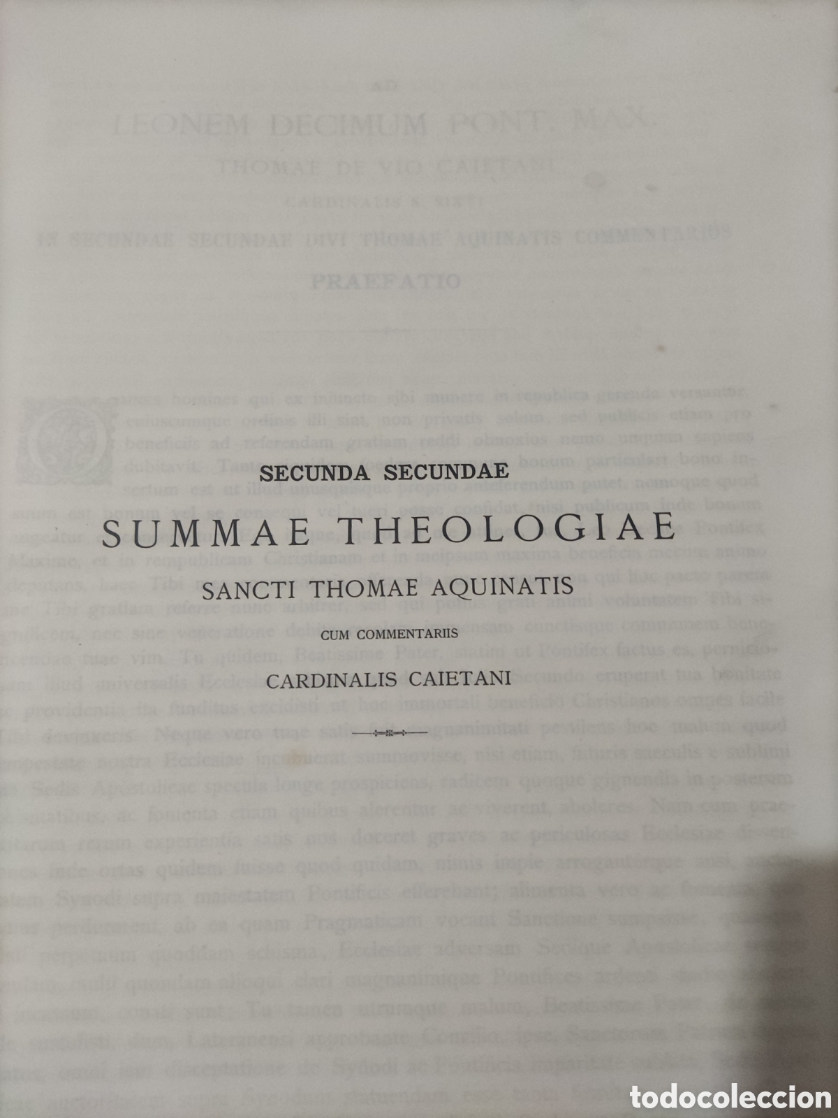 Libros antiguos: Sancti Thomae Aquinatis.... Opera Omnia. - Foto 6