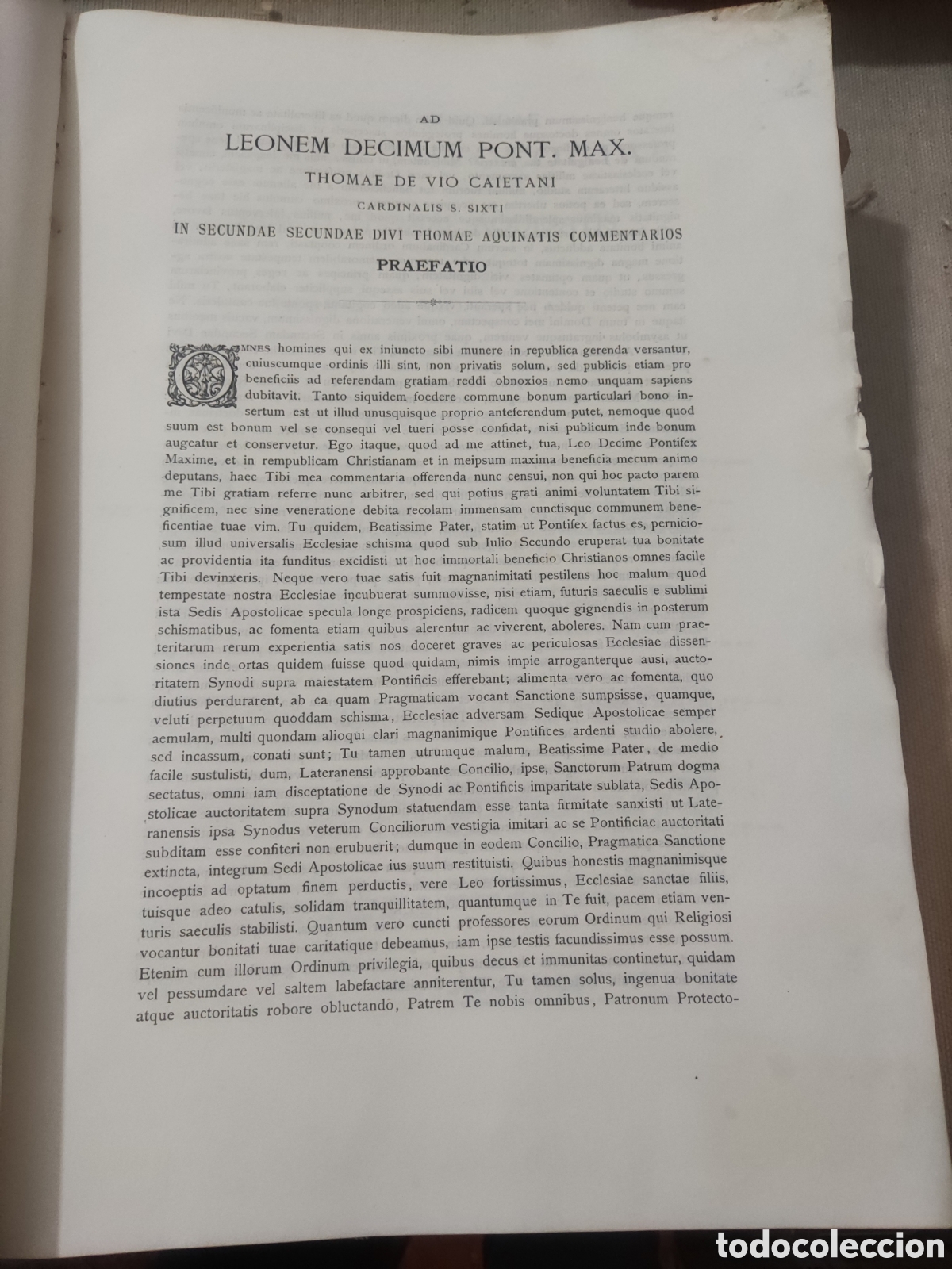 Libros antiguos: Sancti Thomae Aquinatis.... Opera Omnia. - Foto 7