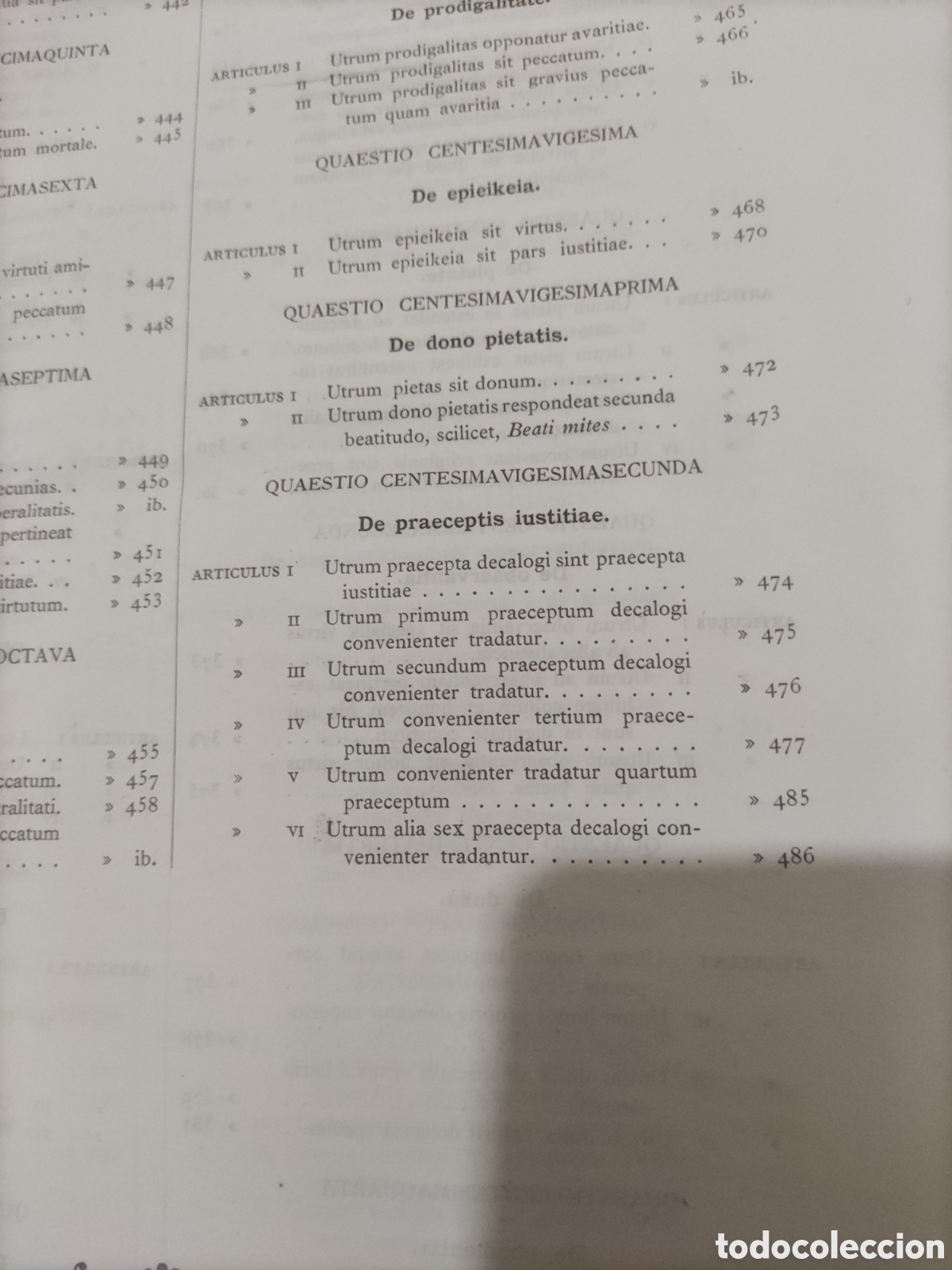 Libros antiguos: Sancti Thomae Aquinatis.... Opera Omnia. - Foto 11