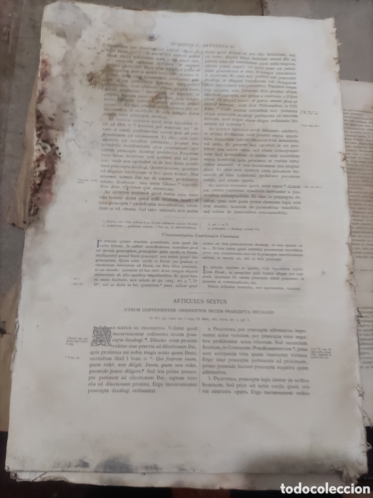 Libros antiguos: Sancti Thomae Aquinatis.... Opera Omnia. - Foto 15