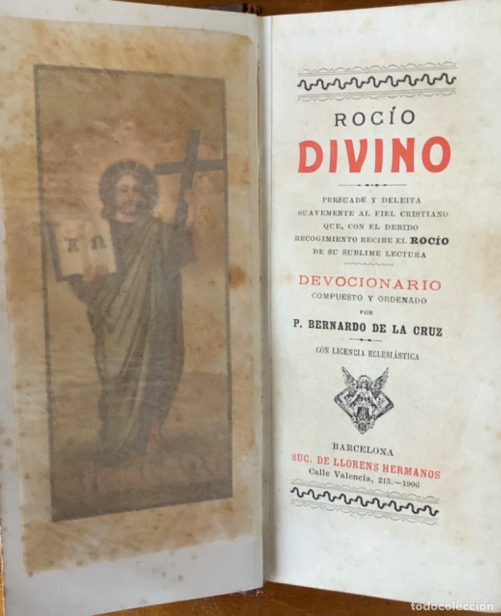 Libros antiguos: ROCIO DIVINO - Foto 4