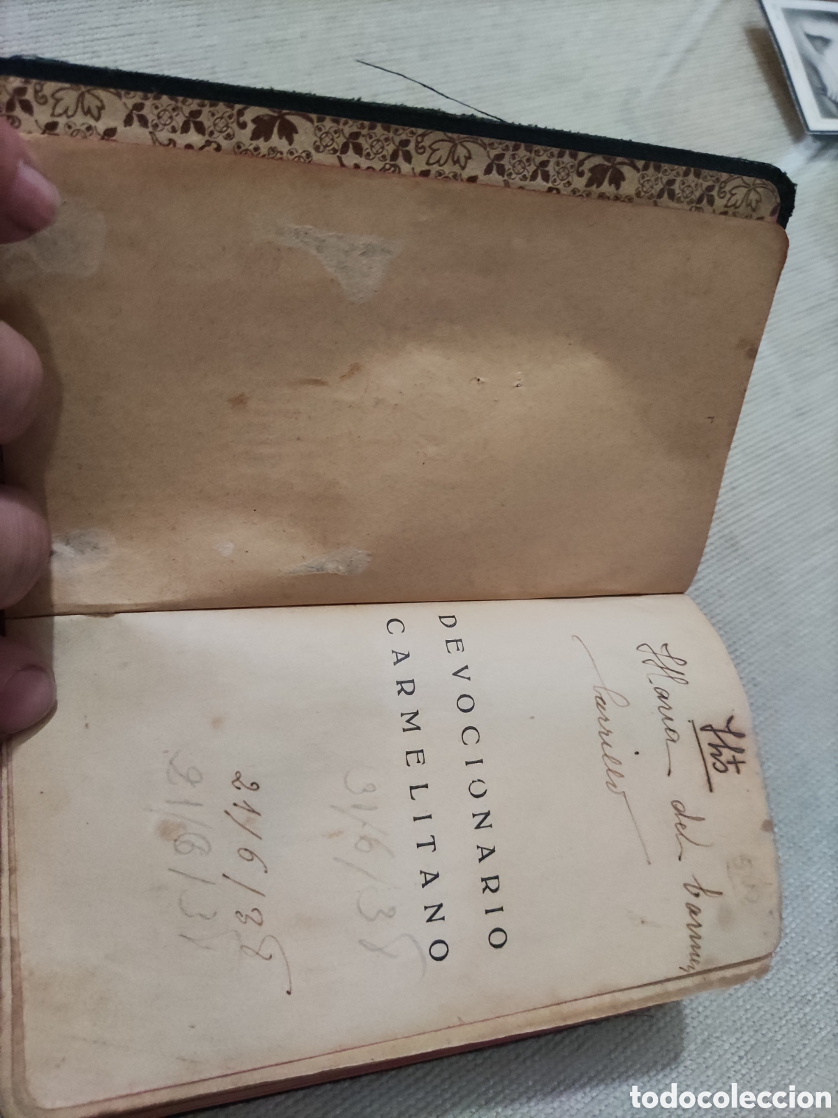 Libros antiguos: Devocionario Carmelitano. - Foto 5