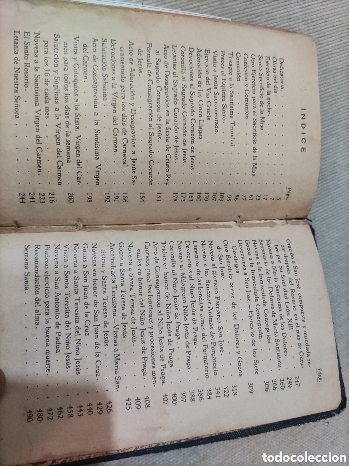 Libros antiguos: Devocionario Carmelitano. - Foto 10