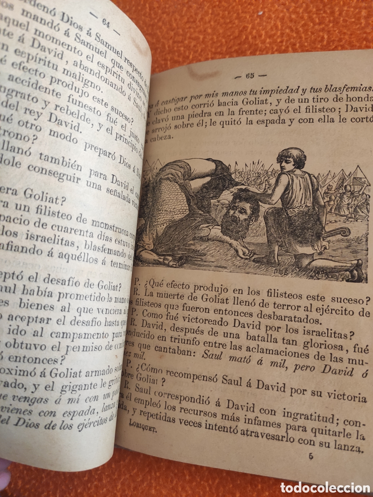 Libros antiguos: Compendio de la Historia Sagrada. - Foto 4