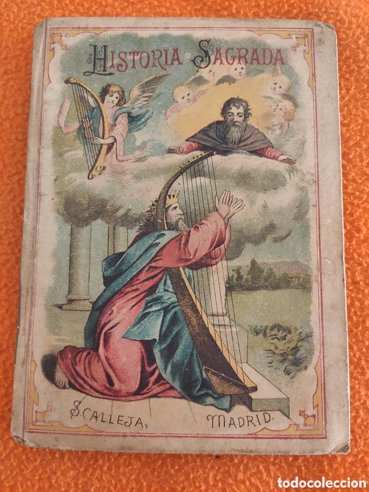 Libros antiguos: Compendio de la Historia Sagrada. - Foto 1