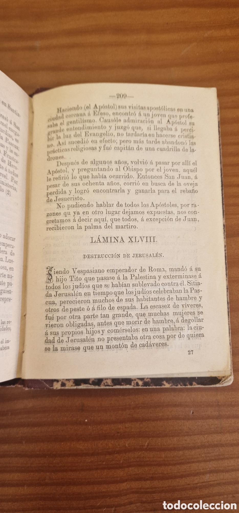 Libros antiguos: Compendio de la historia sagrada - Foto 7