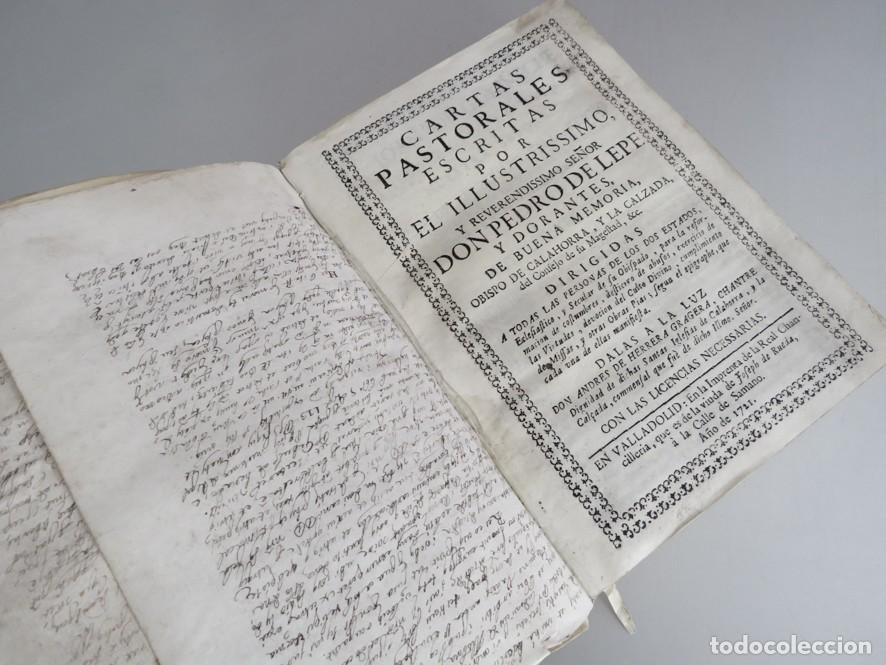 Libros antiguos: CARTAS PASTORALES ESCRITAS POR EL ILMO. R. PEDRO DE LEPE Y DORANTES.VALLADOLID 1721