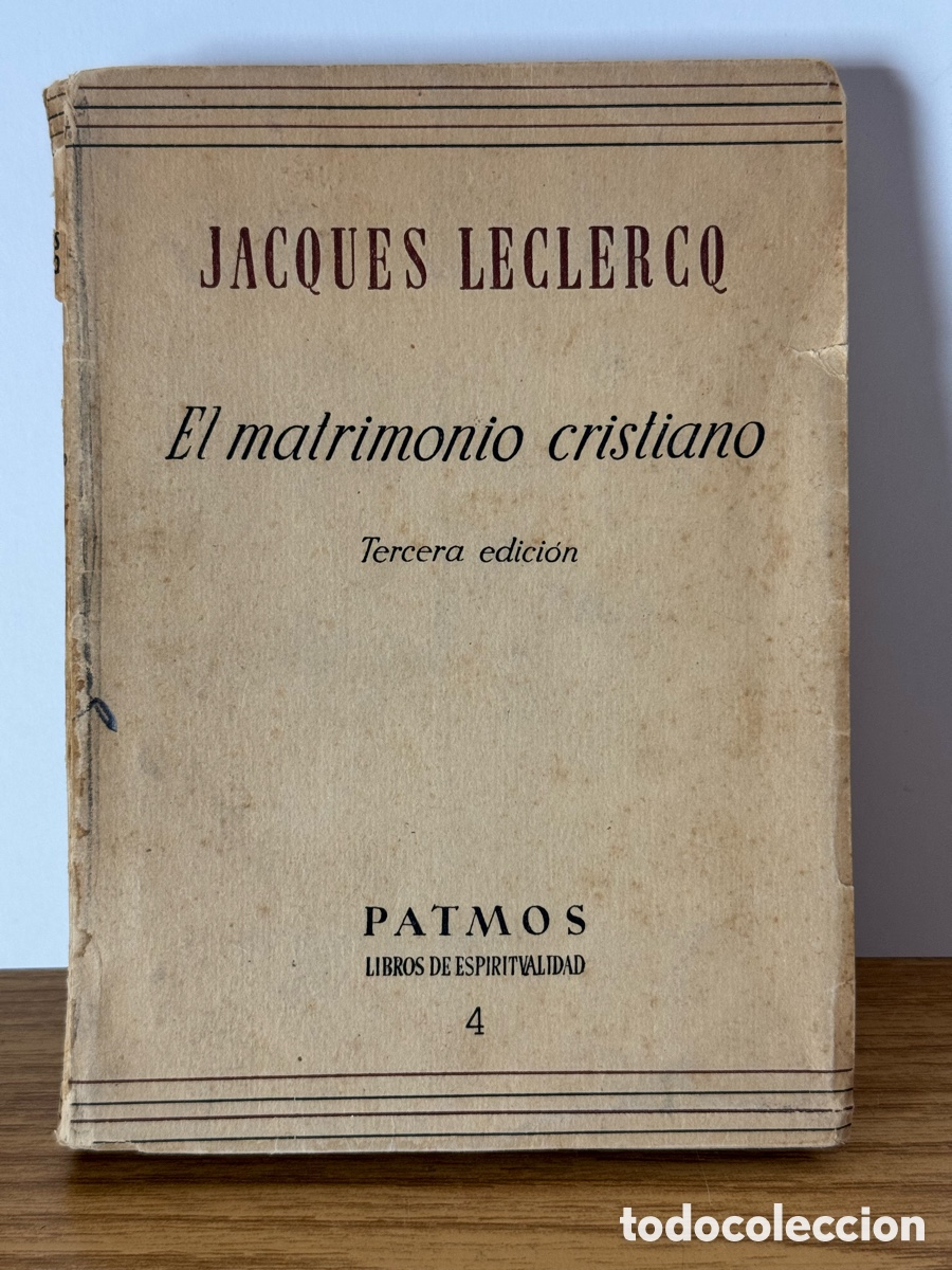 Libros antiguos: Libro: El Matrimonio Cristiano - Foto 3