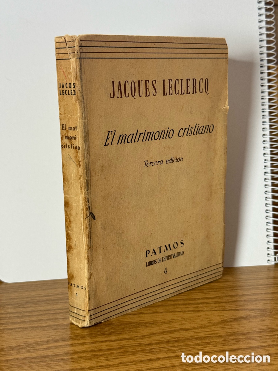 Libros antiguos: Libro: El Matrimonio Cristiano - Foto 1