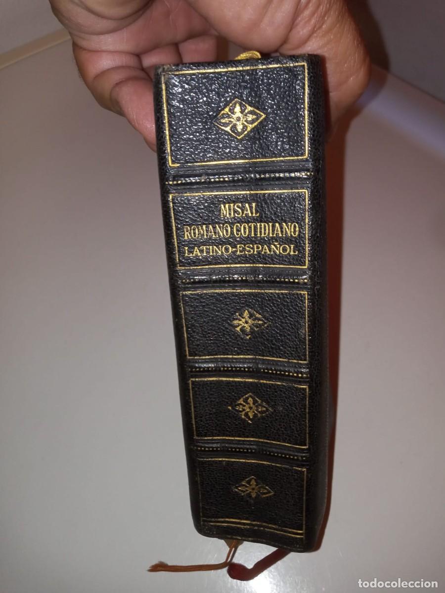 Libros antiguos: misal romano-cotidiano - Foto 1