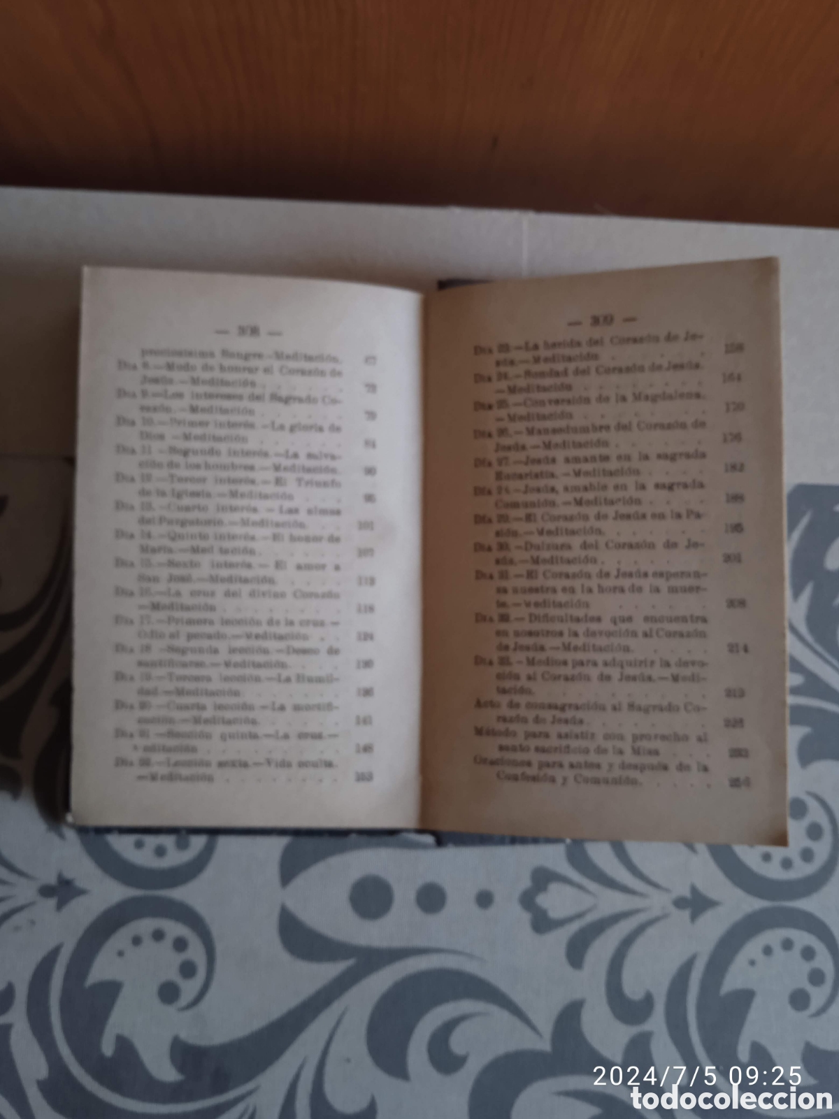 Libros antiguos: Mes de Junio. Libro religioso antiguo - Foto 6