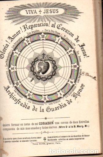 Livros antigos: ARCHICOFRADIA DE LA GUARDIA DE HONOR DEL CORAZ&Oacute;N DE JES&Uacute;S (VALLADOLID, 1888)