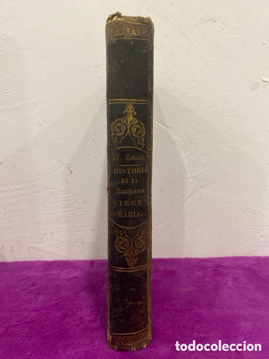 Libri antichi: HISTORIA DE LA VIRGEN MAR&Iacute;A POR DON EMILIO MORENO CEBADA CON MAGN&Iacute;FICOS GRABADOS