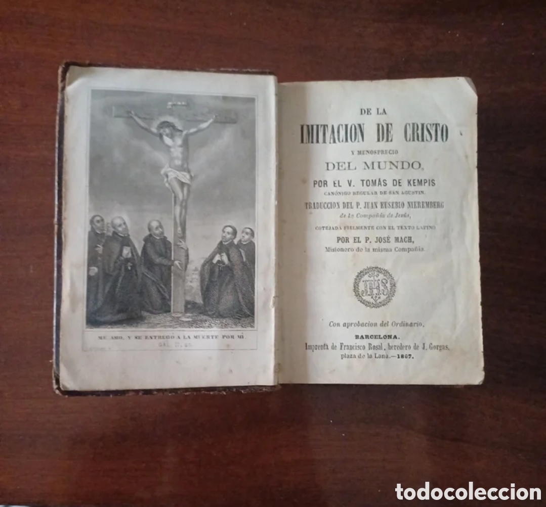 Libros antiguos: Imitacion de Cristo 1986 - Foto 5