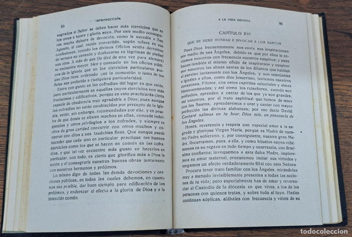 Libros antiguos: Introducci&oacute;n a la vida devota, Francisco de Sales, 1923 - Foto 3