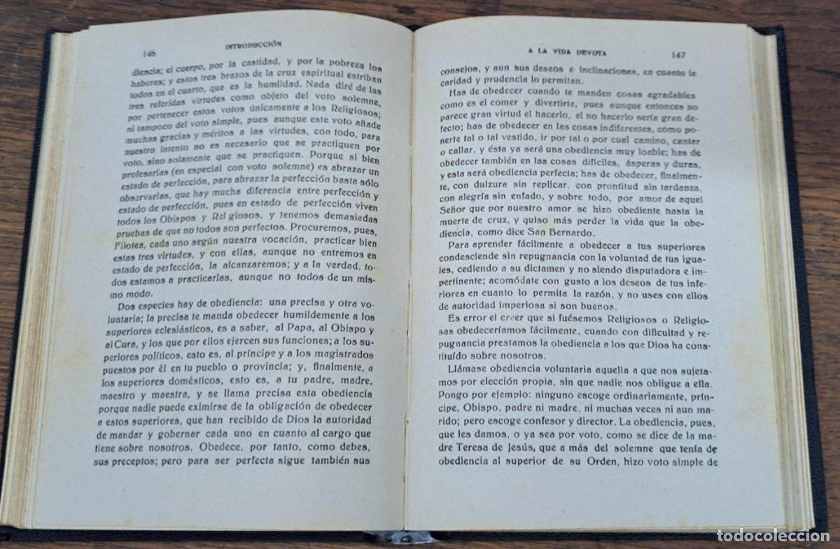 Libros antiguos: Introducci&oacute;n a la vida devota, Francisco de Sales, 1923 - Foto 4