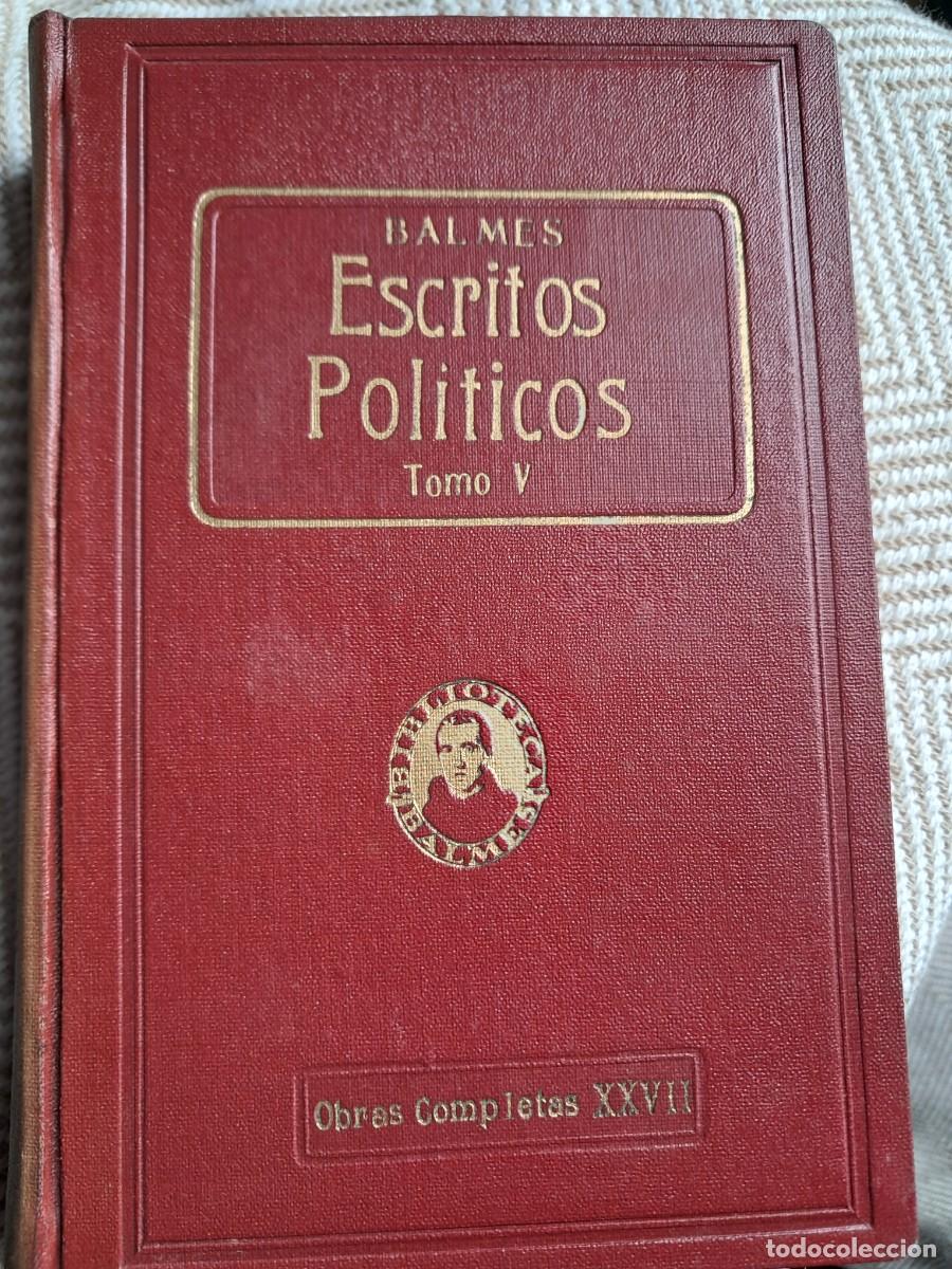Libros antiguos: Jaime Balmes Obras Completas - Foto 3