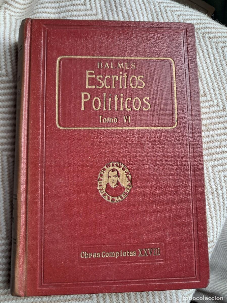 Libros antiguos: Jaime Balmes Obras Completas - Foto 4