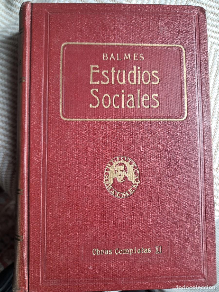 Libros antiguos: Jaime Balmes Obras Completas - Foto 16
