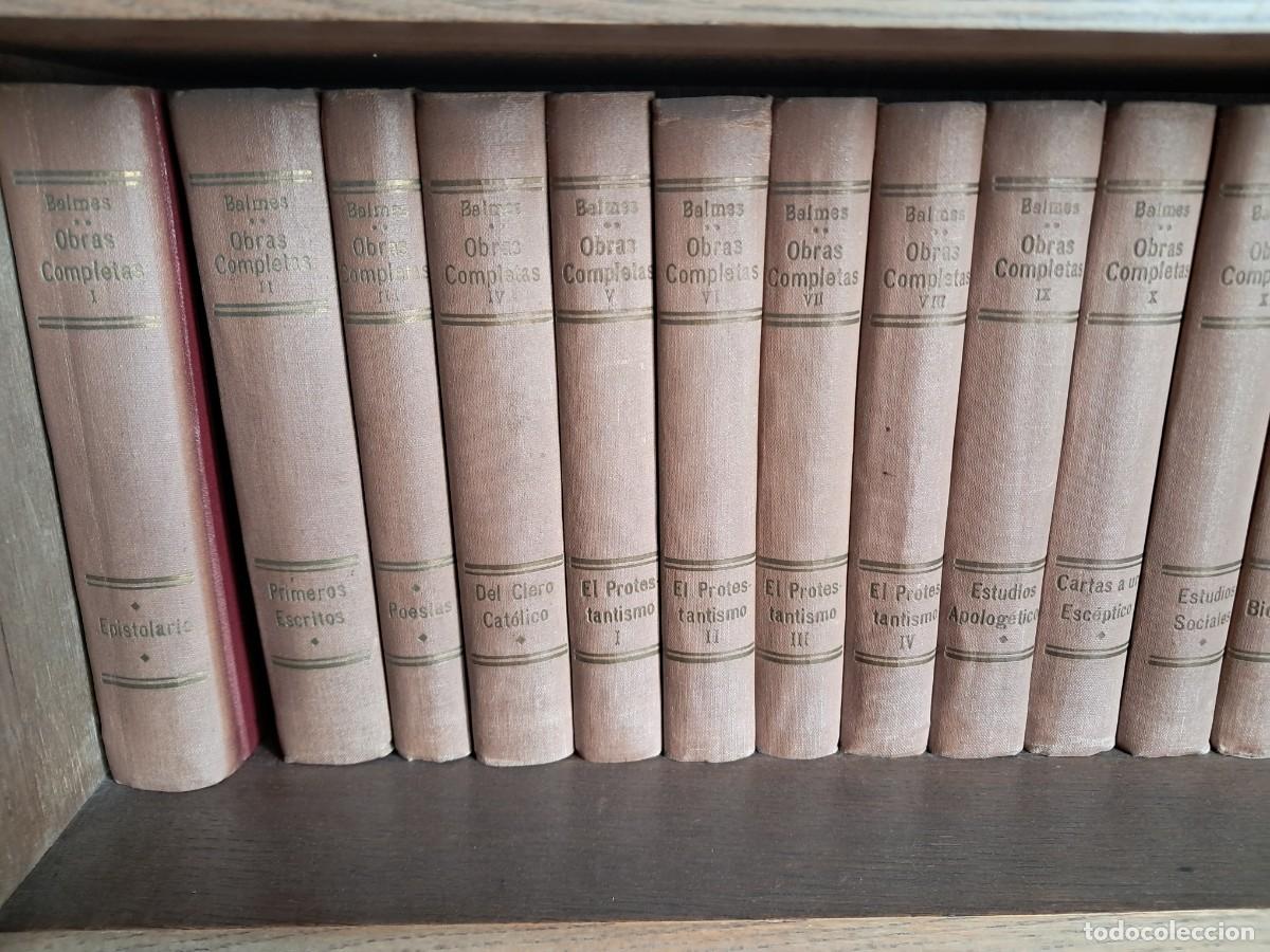 Libros antiguos: Jaime Balmes Obras Completas - Foto 28