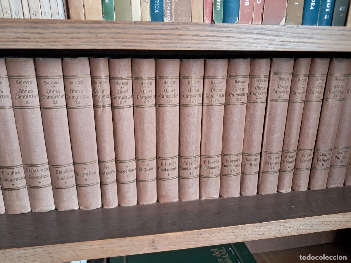 Libros antiguos: Jaime Balmes Obras Completas - Foto 29
