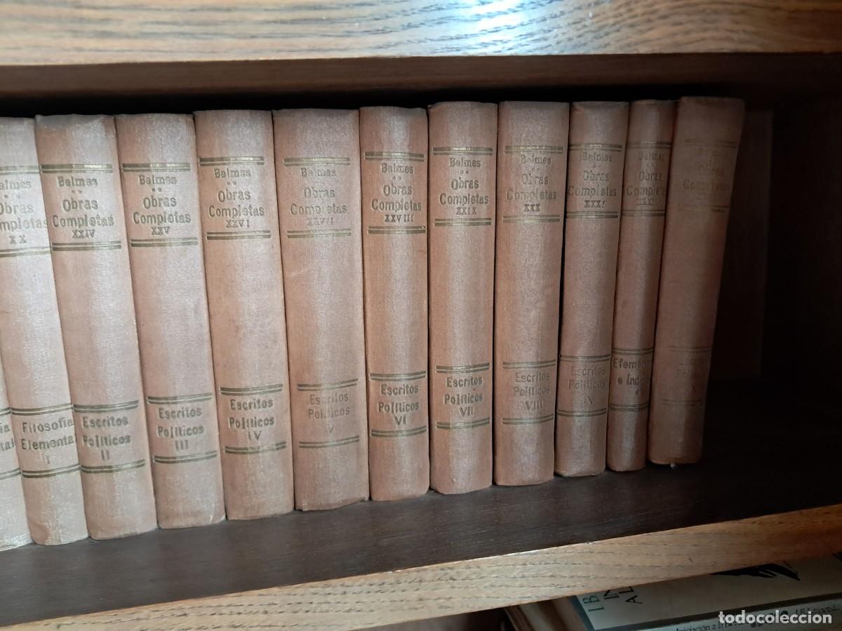 Libros antiguos: Jaime Balmes Obras Completas - Foto 30