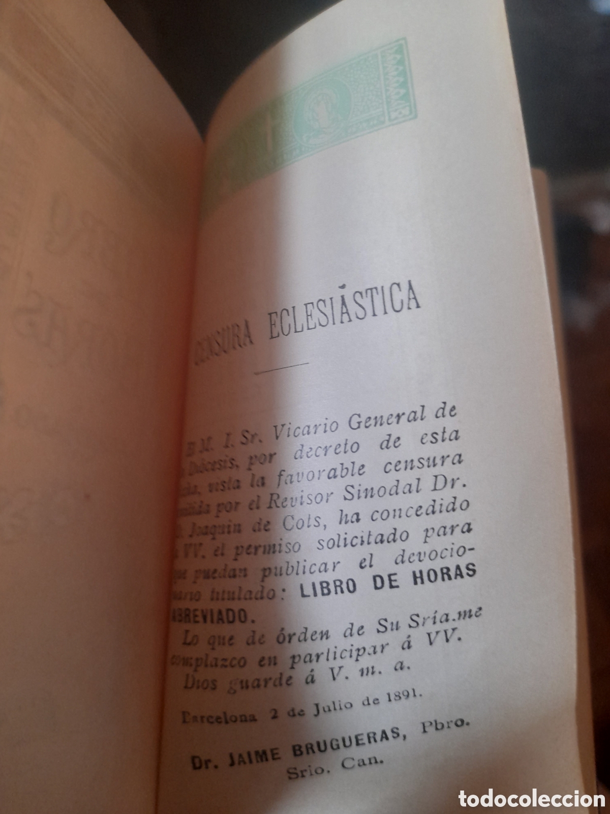 Libros antiguos: Libro de Horas Abreviado de 1891 - Foto 3