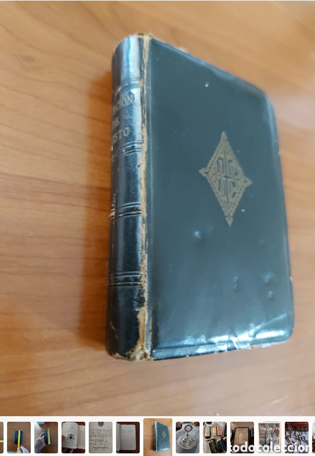 Libros antiguos: Imitacion Cristo 1927 piel