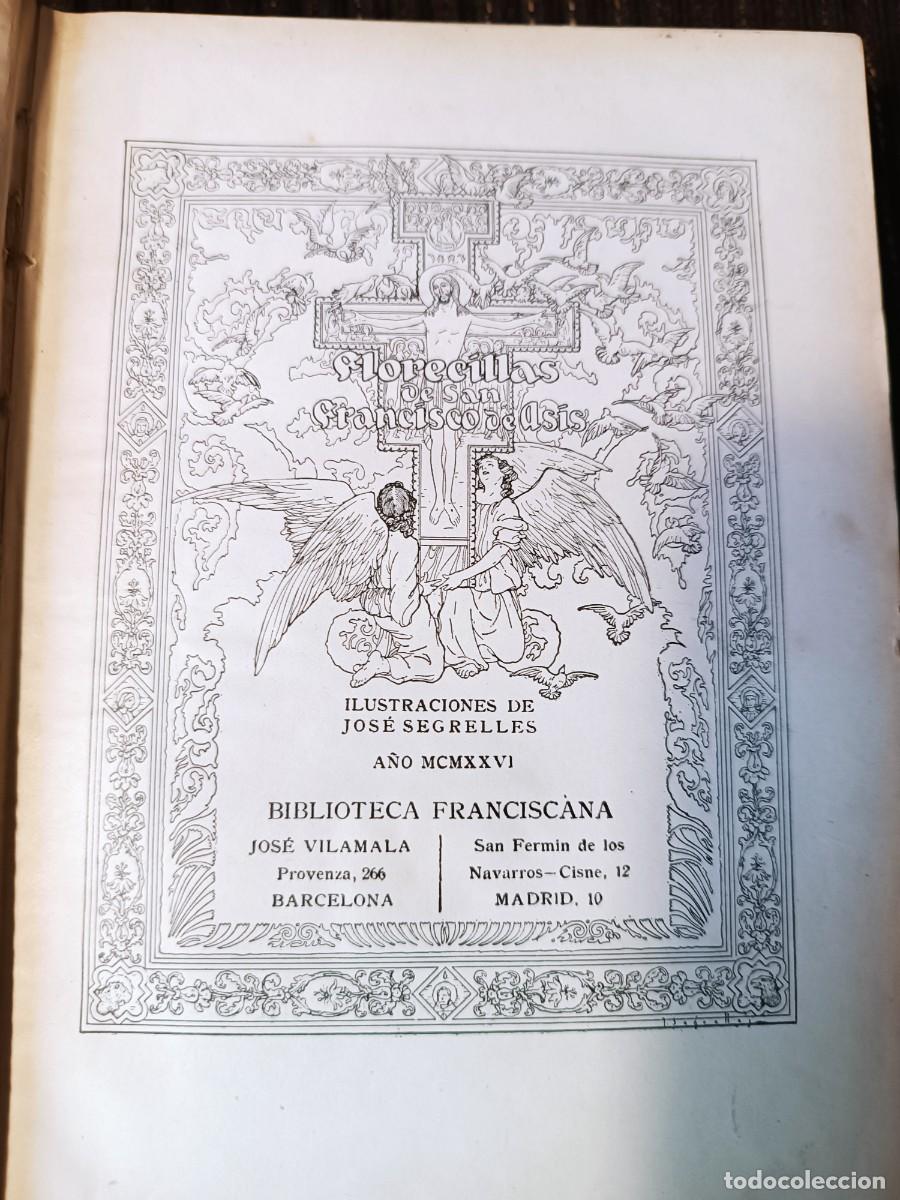 Libros antiguos: Florecillas de San Francisco de Asis - Foto 2