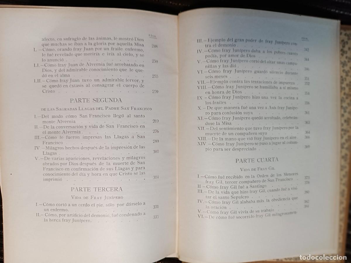 Libros antiguos: Florecillas de San Francisco de Asis - Foto 11