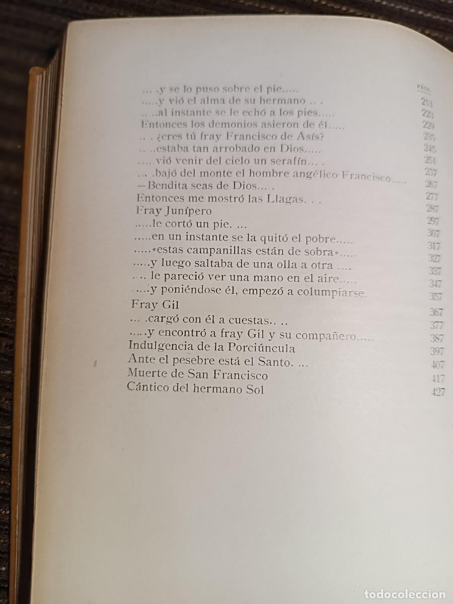 Libros antiguos: Florecillas de San Francisco de Asis - Foto 13