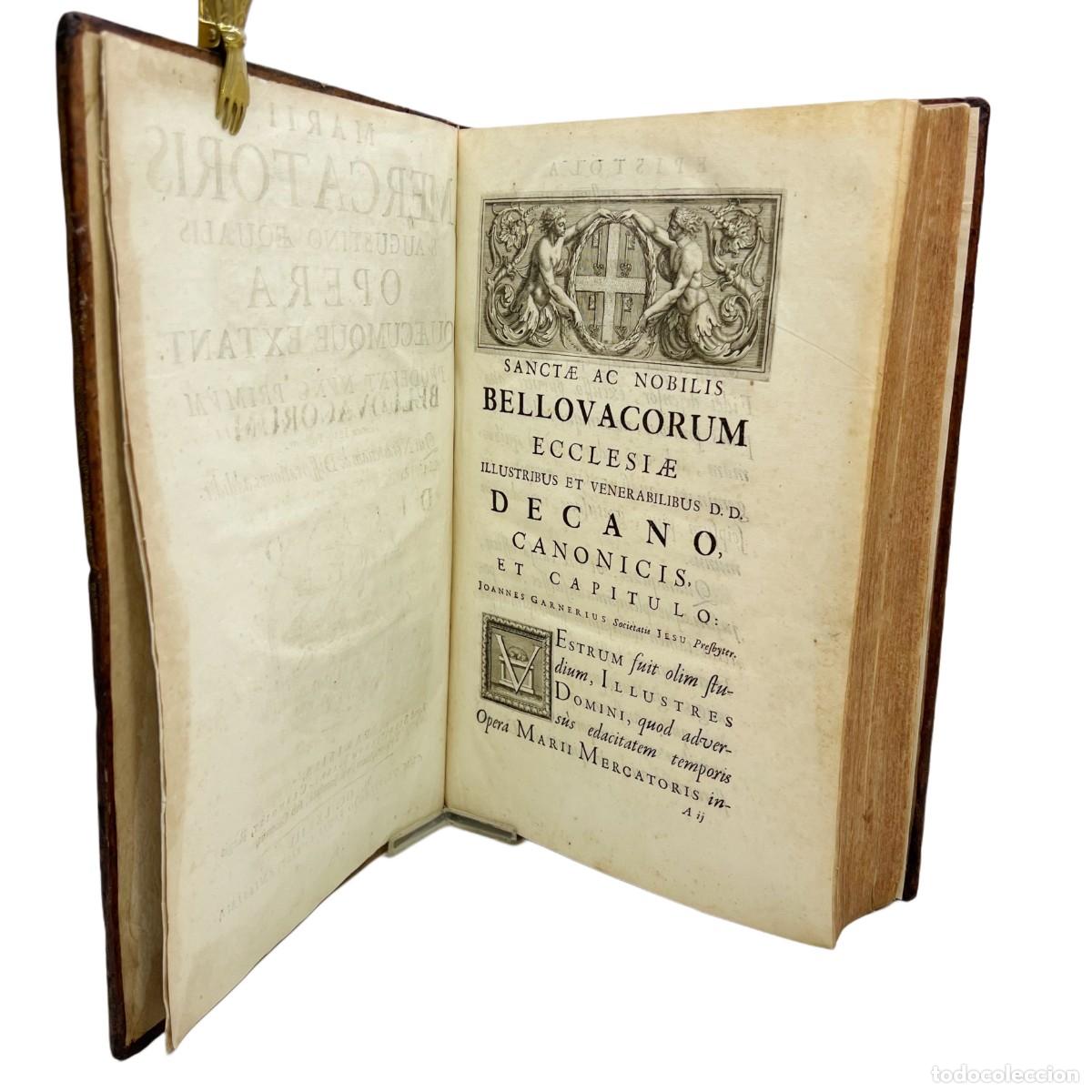 Libros antiguos: MARIO MERCATOR - COMPENDIO DE OBRAS - 1673 - Foto 3