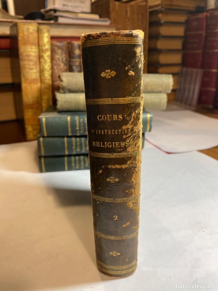 Libros antiguos: COURS DINSTRUCTION RELIGIEUSE 1857 - Foto 1