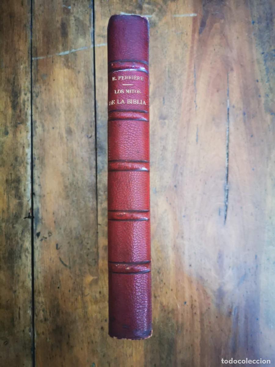 Libros antiguos: FERRI&Eacute;RE, E. Los mitos de la Biblia - Foto 1