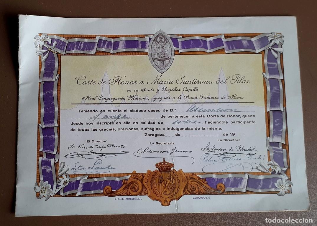 Antiquarische B&uuml;cher: Corte de honor de Mar&iacute;a Sant&iacute;sima del Pilar - Extracto del reglamento 1925