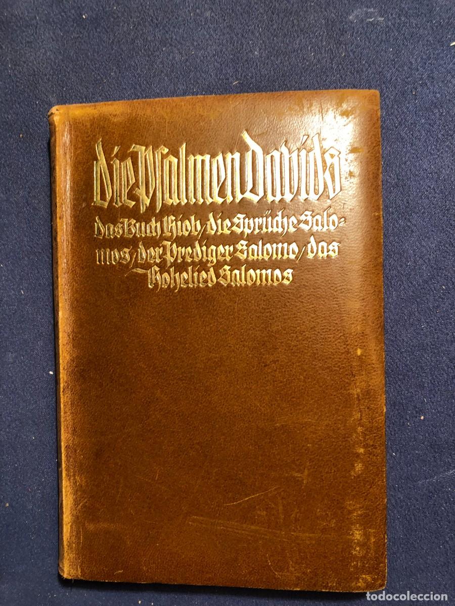 Livros antigos: DIE D&Uuml;RER - BIBEL: DIE PSALMEN DAVIDS ... (M&Uuml;NCHEN, 1925)