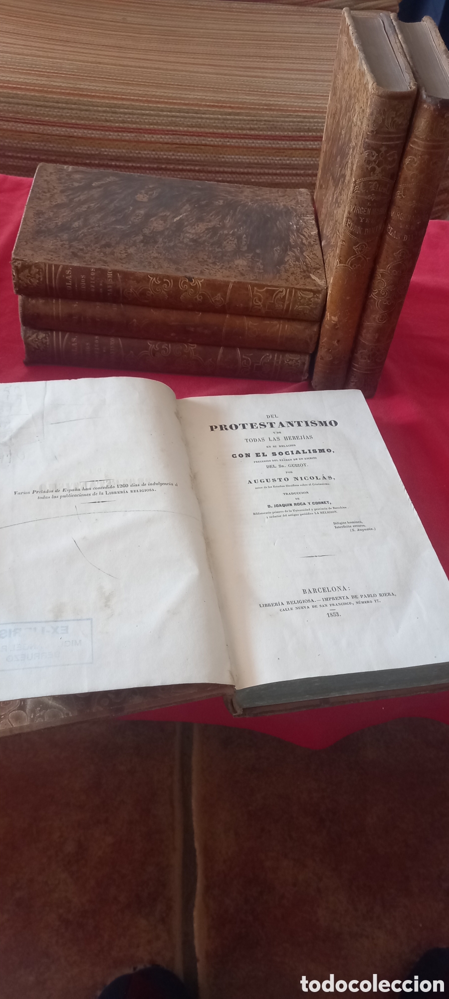 Libros antiguos: Libros antiguos de Augusto Nicol&aacute;s - Foto 2