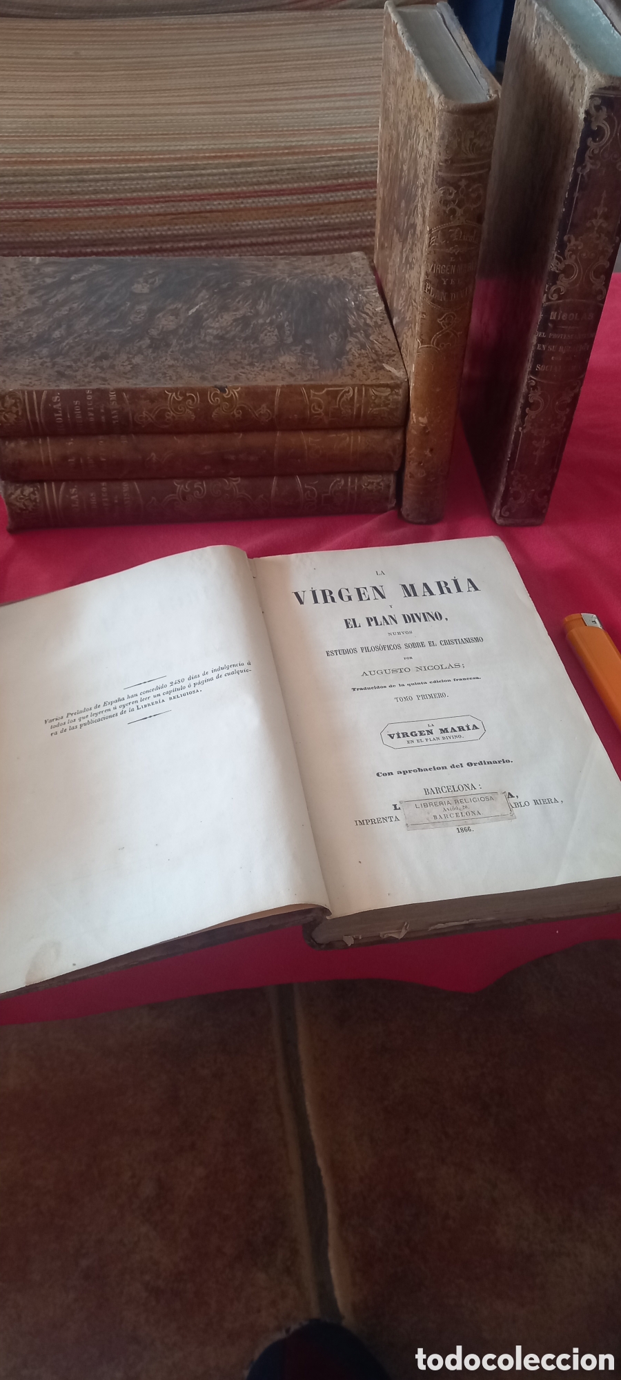 Libros antiguos: Libros antiguos de Augusto Nicol&aacute;s - Foto 3