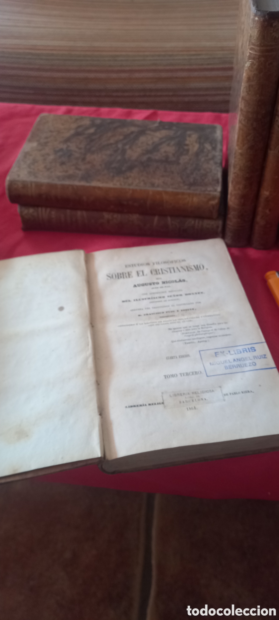 Libros antiguos: Libros antiguos de Augusto Nicol&aacute;s - Foto 5