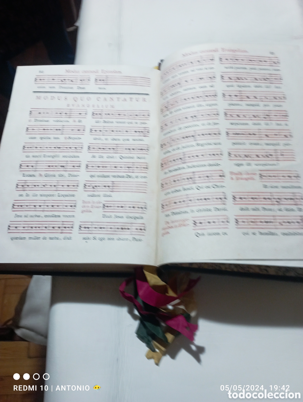 Libros antiguos: Misal romano siglo XVIII