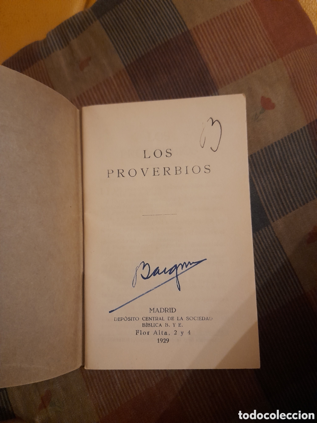 Libros antiguos: Libro, Los Proverbios de 1929 - Foto 3