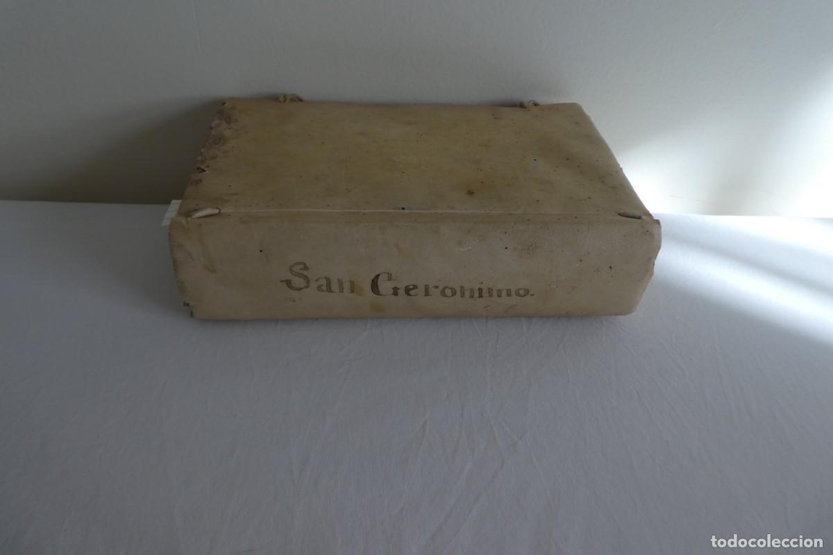 Livros antigos: Ep&iacute;stolas Selectas de el maximo doctor de la iglesia San Geronymo 1727