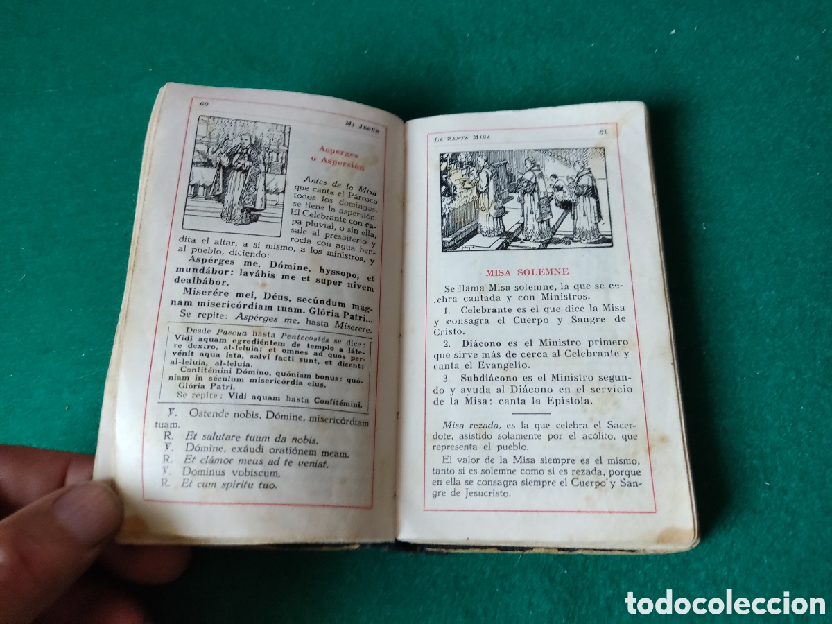 Libros antiguos: Devocionario m&iacute; Jes&uacute;s 1934 - Foto 7
