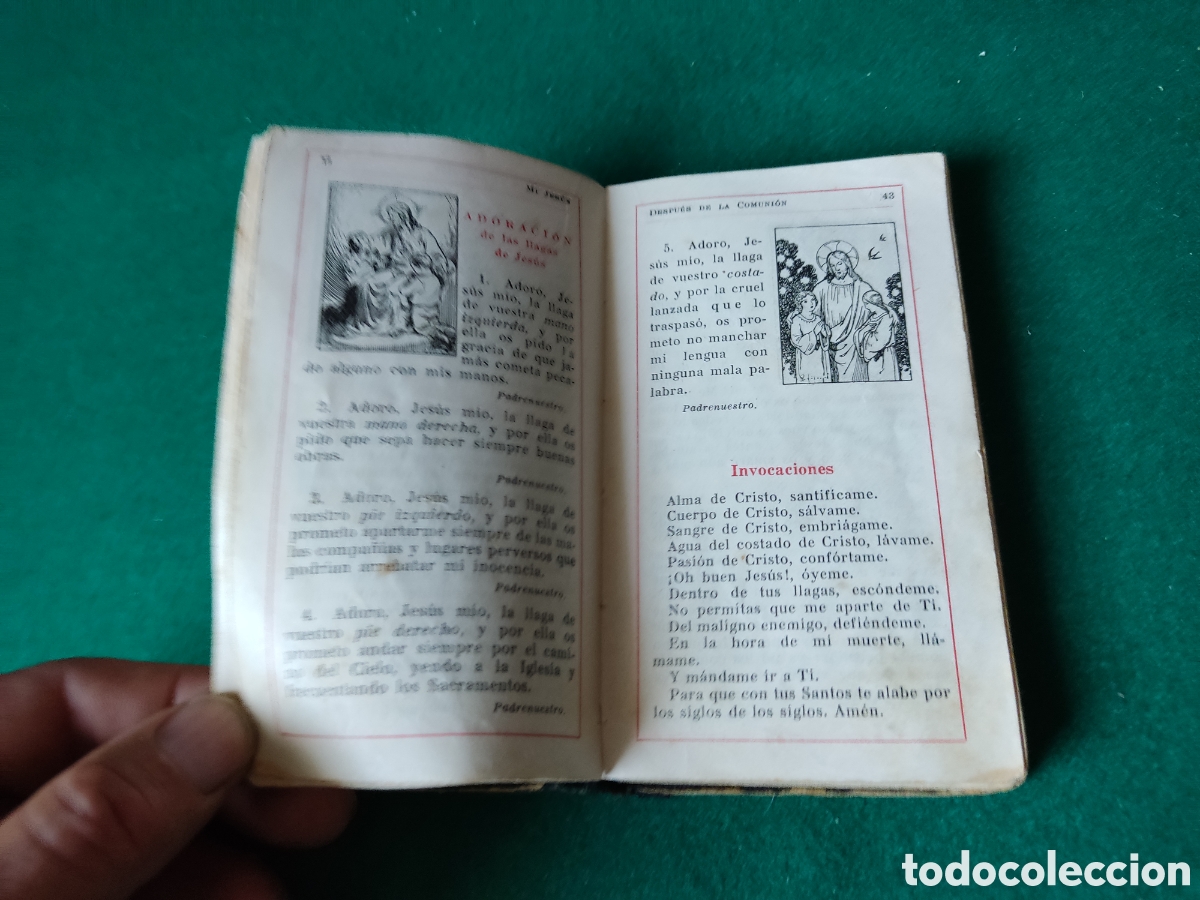 Libros antiguos: Devocionario m&iacute; Jes&uacute;s 1934 - Foto 8